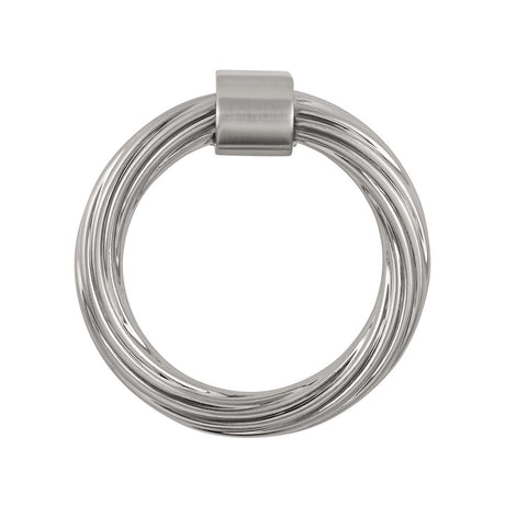 Belwith Keeler Bijou Sybil 2-3/4" Diameter Ring Pull in Satin Nickel B076986-SN Front View