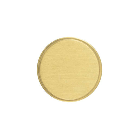 Belwith Keeler Brownstone 1-1/4" Diameter Cabinet Knob in Brushed Golden Brass B077459-BGB Front View