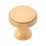 Belwith Keeler Brownstone 1-1/4" Diameter Cabinet Knob in Brushed Golden Brass B077459-BGB
