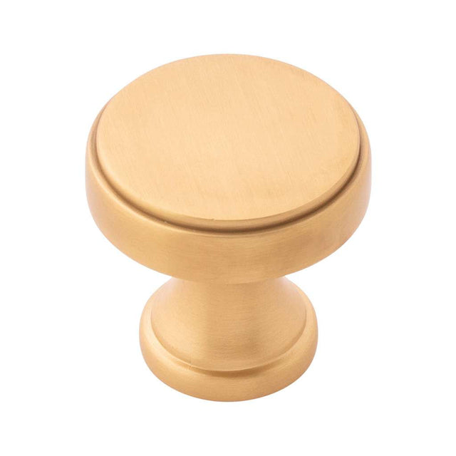 Belwith Keeler Brownstone 1-1/4" Diameter Cabinet Knob in Brushed Golden Brass B077459-BGB