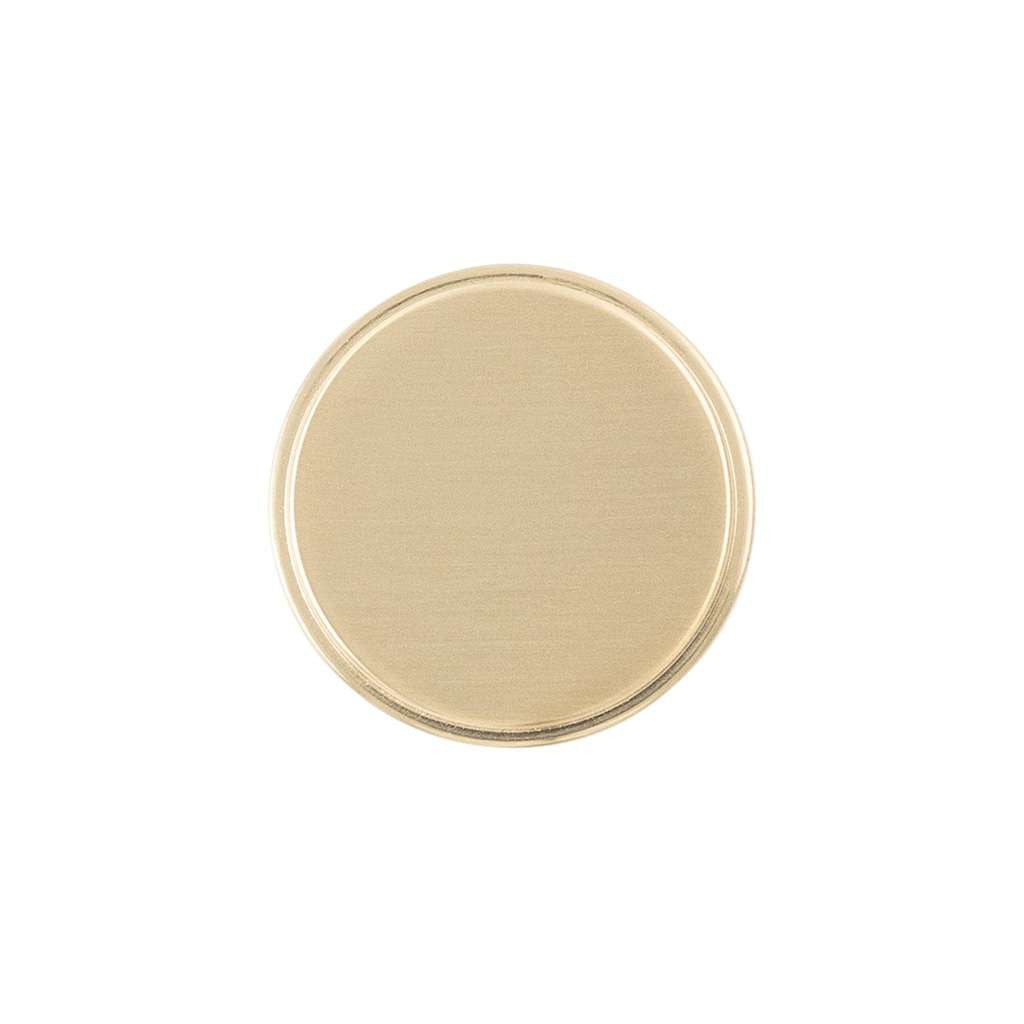 Belwith Keeler Brownstone 1-1/4" Diameter Cabinet Knob in Champagne Bronze B077459-CBZ Front View