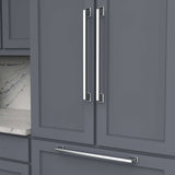 BELWITH KEELER Brownstone Appliance Pulls in Chrome 18" B078831-CH Mounted