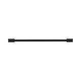 BELWITH KEELER Brownstone Appliance Pulls in Matte Black 18" B078831-MB Front View