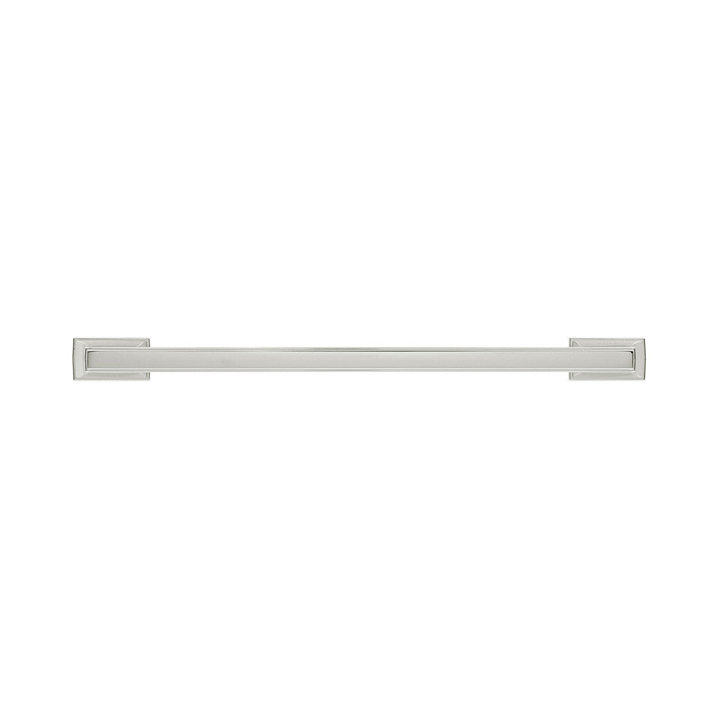 BELWITH KEELER Brownstone Appliance Pulls in Polished Nickel 12" B078830-14 Front View