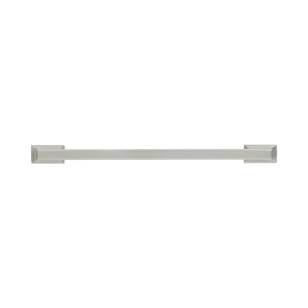 BELWITH KEELER Brownstone Appliance Pulls in Satin Nickel 12" B078830-SN Front View