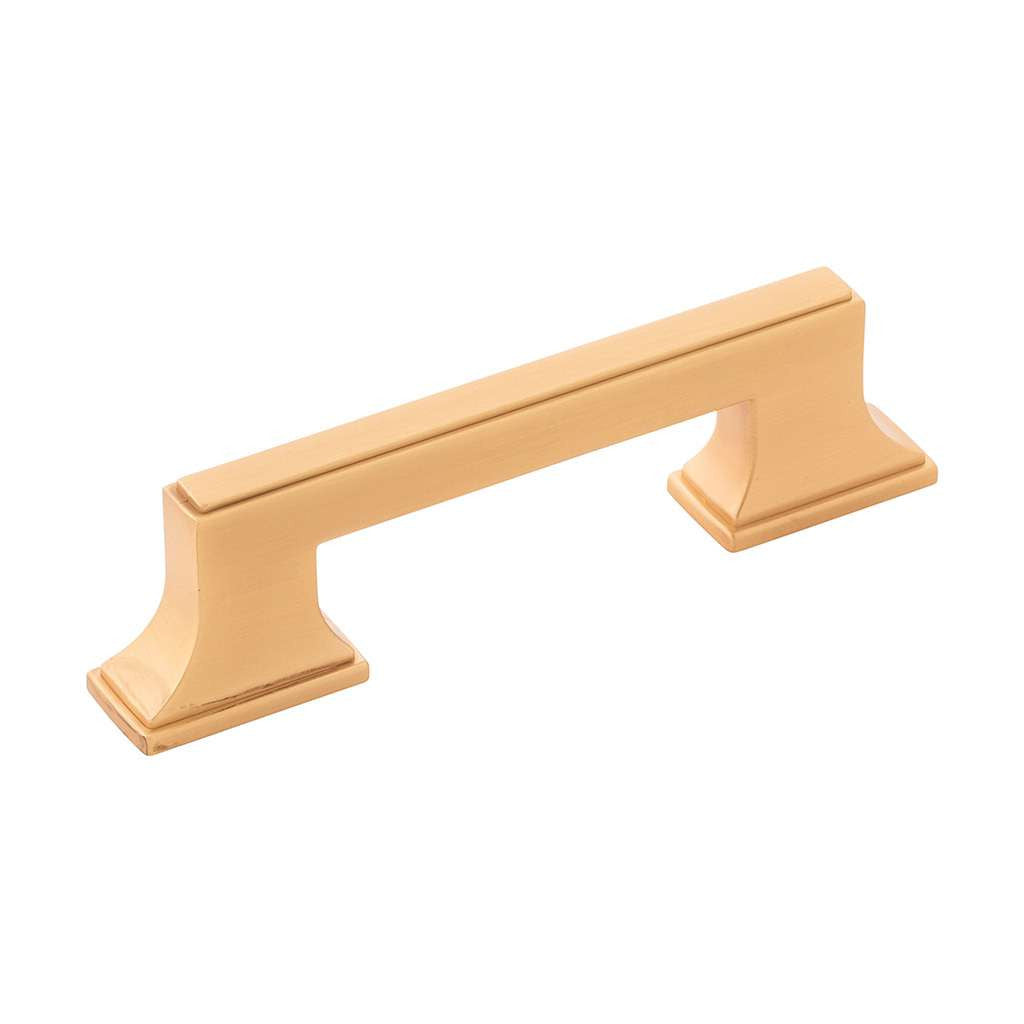 BELWITH KEELER Brownstone Handle Cabinet Pulls in Brushed Golden Brass 3" 96mm B077461-BGB