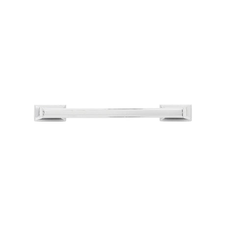 BELWITH KEELER Brownstone Handle Cabinet Pulls in Chrome 128mm B077462-CH Front View