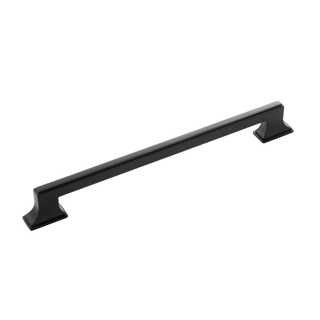 BELWITH KEELER Brownstone Handle Cabinet Pulls in Matte Black 224mm B077464-MB