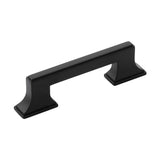 BELWITH KEELER Brownstone Handle Cabinet Pulls in Matte Black 3" 96mm B077461-MB