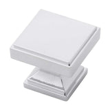 Belwith Keeler Brownstone Square Cabinet Knob in Chrome 1-1/4" B077460-CH