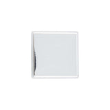 Belwith Keeler Brownstone Square Cabinet Knob in Chrome 1" B077458-CH Front View