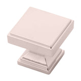 Belwith Keeler Brownstone Square Cabinet Knob in Polished Nickel 1-1/4" B077460-14