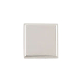 Belwith Keeler Brownstone Square Cabinet Knob in Polished Nickel 1" B077458-14 Front View