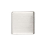 Belwith Keeler Brownstone Square Cabinet Knob in Satin Nickel 1-1/4" B077460-SN Front View