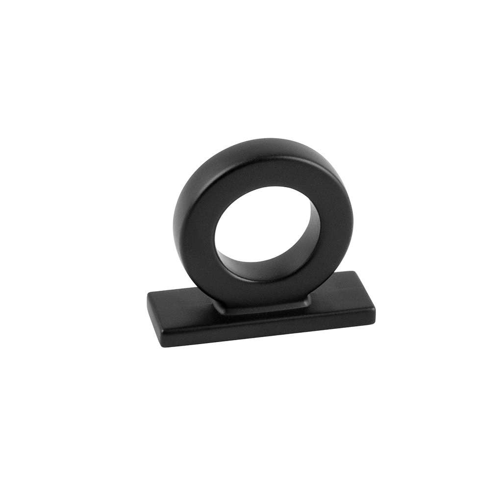 BELWITH KEELER Corsa 1-3/4" Ring Cabinet Knob in Matte Black B078787MB