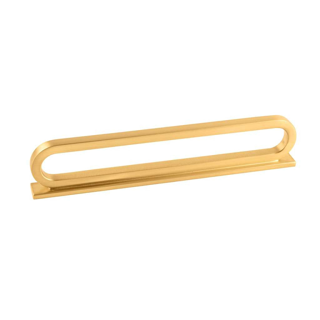 BELWITH KEELER Corsa Ring Handle Cabinet Pulls in Brushed Golden Brass 128mm 160mm B078786BGB