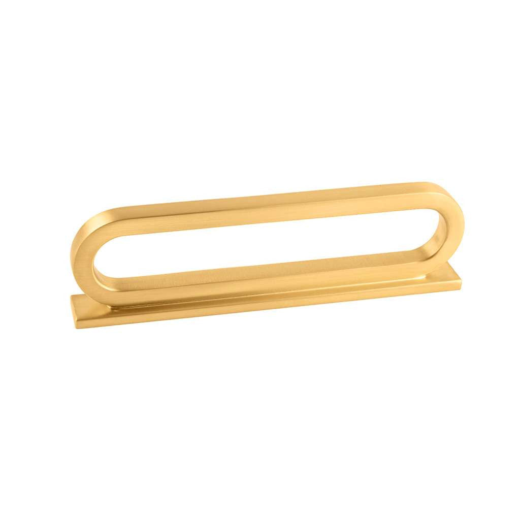 BELWITH KEELER Corsa Ring Handle Cabinet Pulls in Brushed Golden Brass 3" 96mm B078785BGB