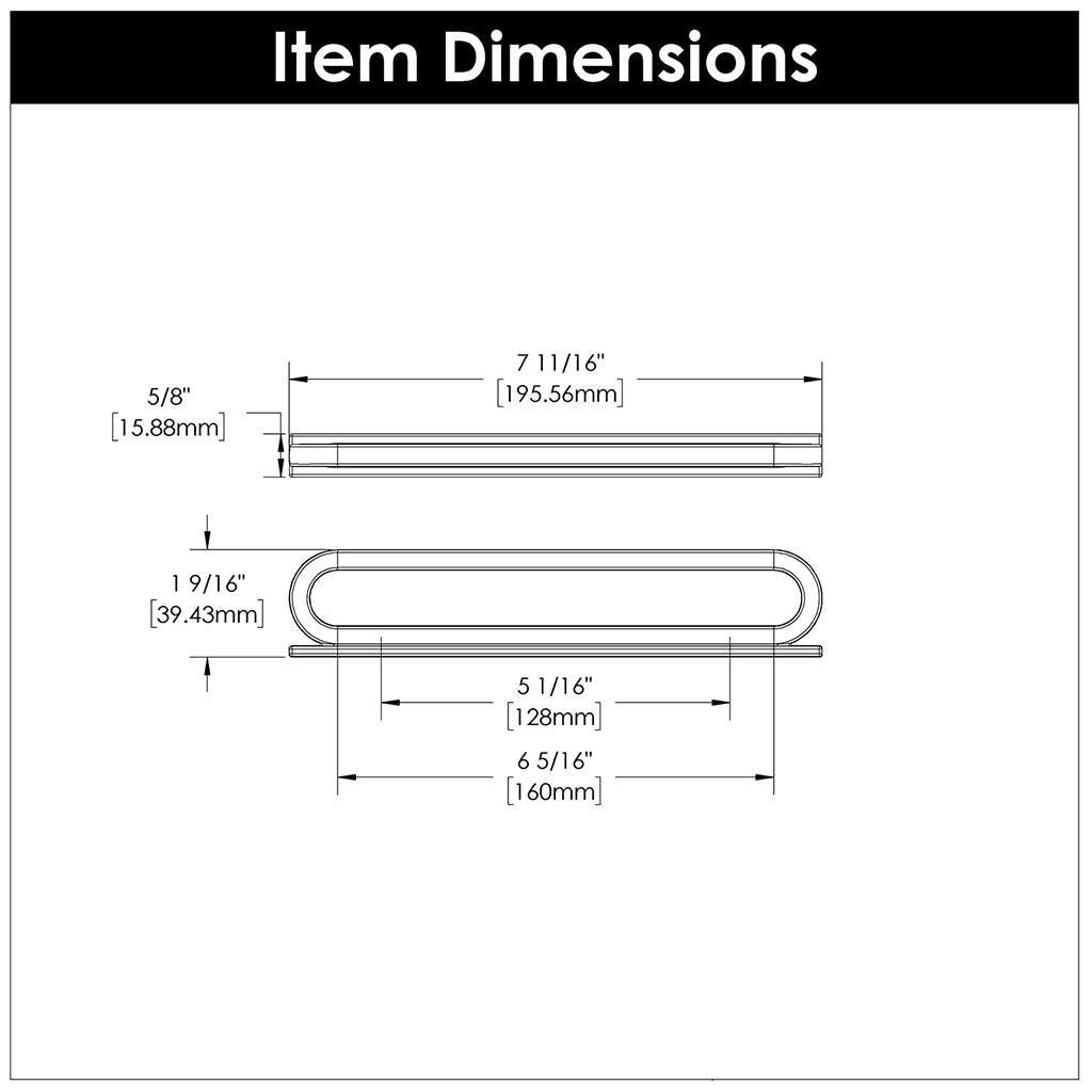 BELWITH KEELER Corsa Ring Handle Cabinet Pulls in Satin Nickel 128mm 160mm B078786SN Specs