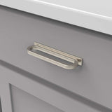 BELWITH KEELER Corsa Ring Handle Cabinet Pulls in Satin Nickel 3" 96mm B078785SN Mounted