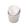 BELWITH KEELER Firenze 1-1/4" Diameter Cabinet Knob in White and Polished Nickel B077038MW-14