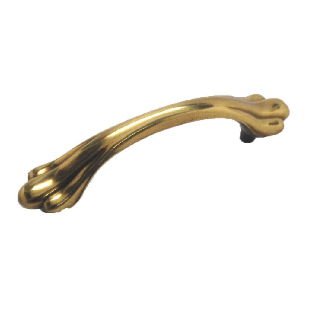 Belwith Newport 3" Centers Handle Cabinet Pull in Polished Brass P539-PB