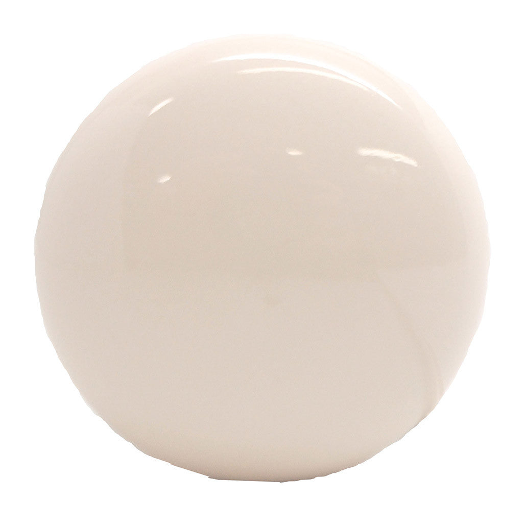 Top View of a Light Almond Bifold Closet Door Knob by Belwith P6107-LAD