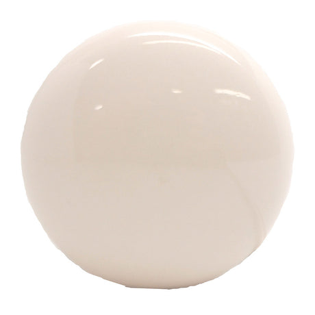 Top View of a Light Almond Bifold Closet Door Knob by Belwith P6107-LAD