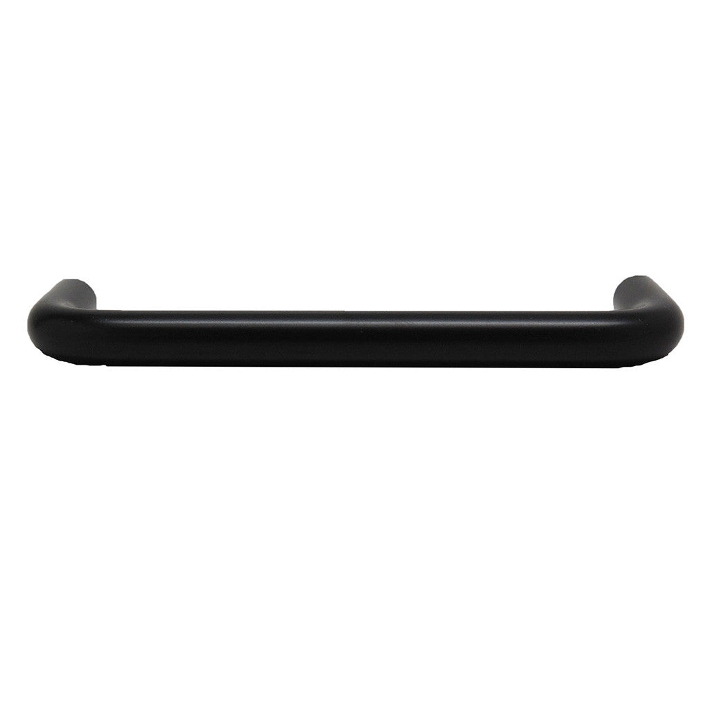BERENSON Advantage Cabinet Wire Pulls in Flat Black 3-1/2" 6128-2055-P Front View