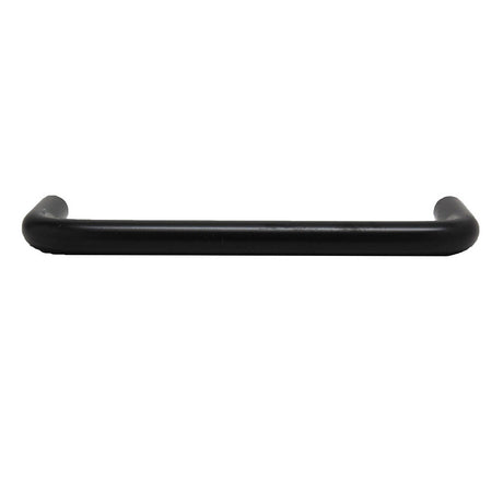 BERENSON Advantage Cabinet Wire Pulls in Flat Black 3-3/4" 6127-2055-P Front View