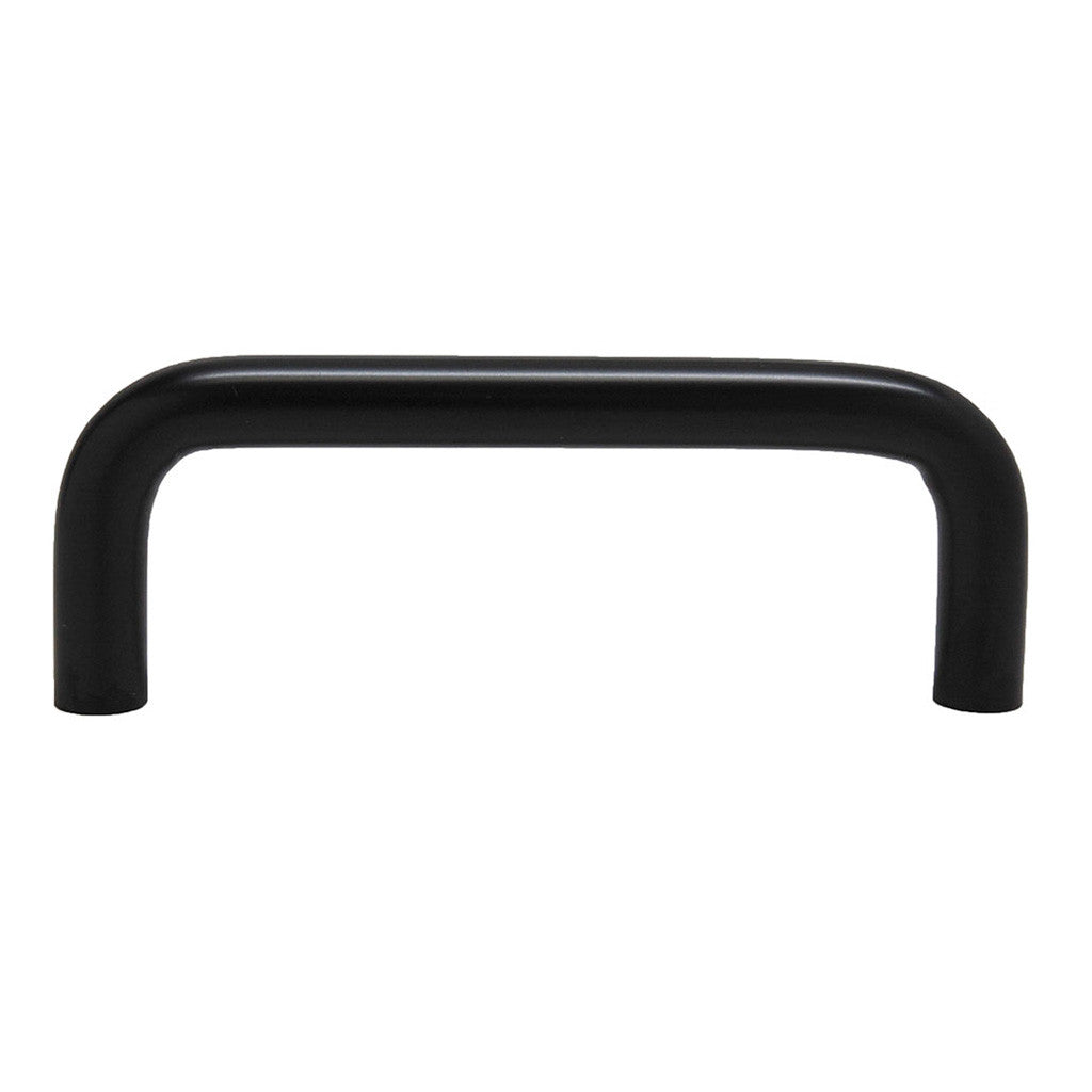 BERENSON Advantage Cabinet Wire Pulls in Flat Black 3" 6129-2055-P Side View