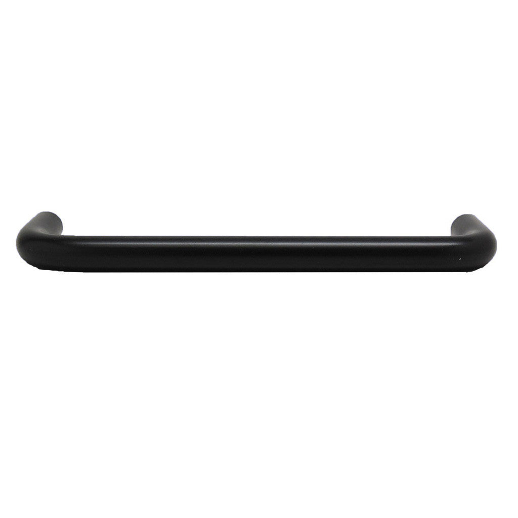 BERENSON Advantage Cabinet Wire Pulls in Flat Black 4" 6126-2055-P Front View