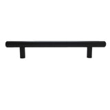 BERENSON Cabinet Bar Pulls in Flat Black 128mm 9546-2055-P Side View