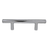 BERENSON Cabinet Bar Pulls in Polished Chrome 3" 9548-2026-P Side View