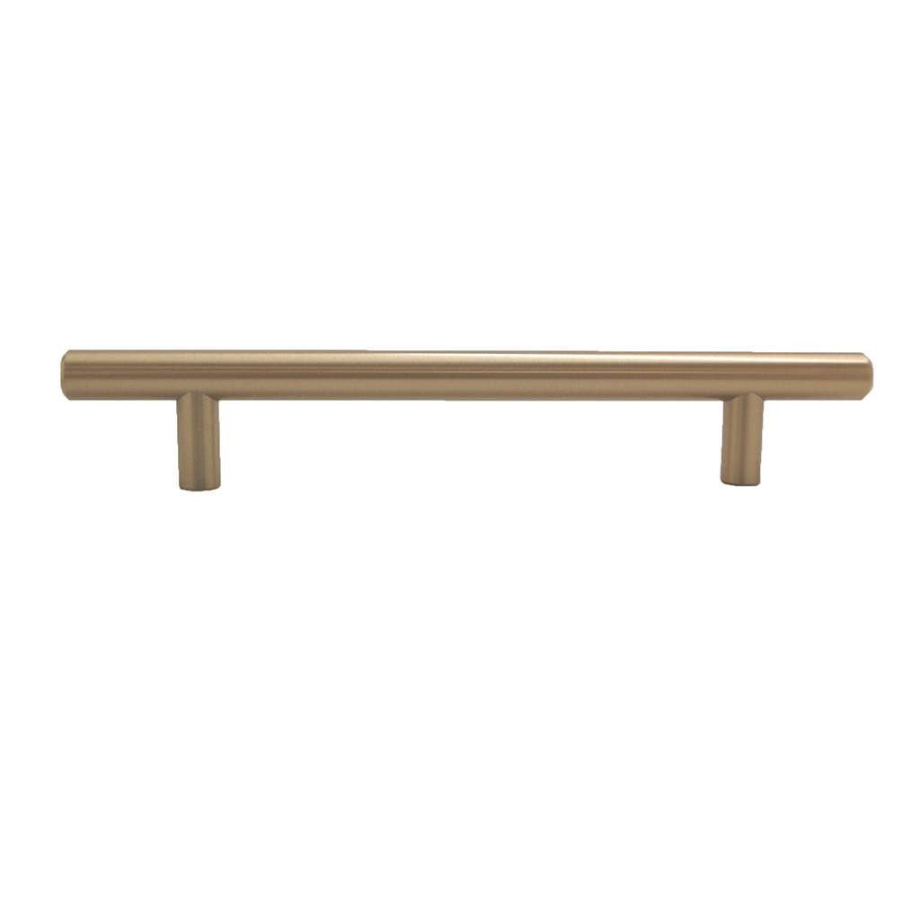 BERENSON Cabinet Bar Pulls in Satin Champagne 128mm 9542-20CZ-P Side View