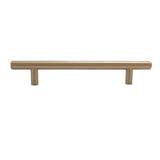 BERENSON Cabinet Bar Pulls in Satin Champagne 128mm 9542-20CZ-P Side View