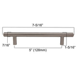 BERENSON Cabinet Bar Pulls in Satin Nickel 128mm 9402-2BPN-P Specs