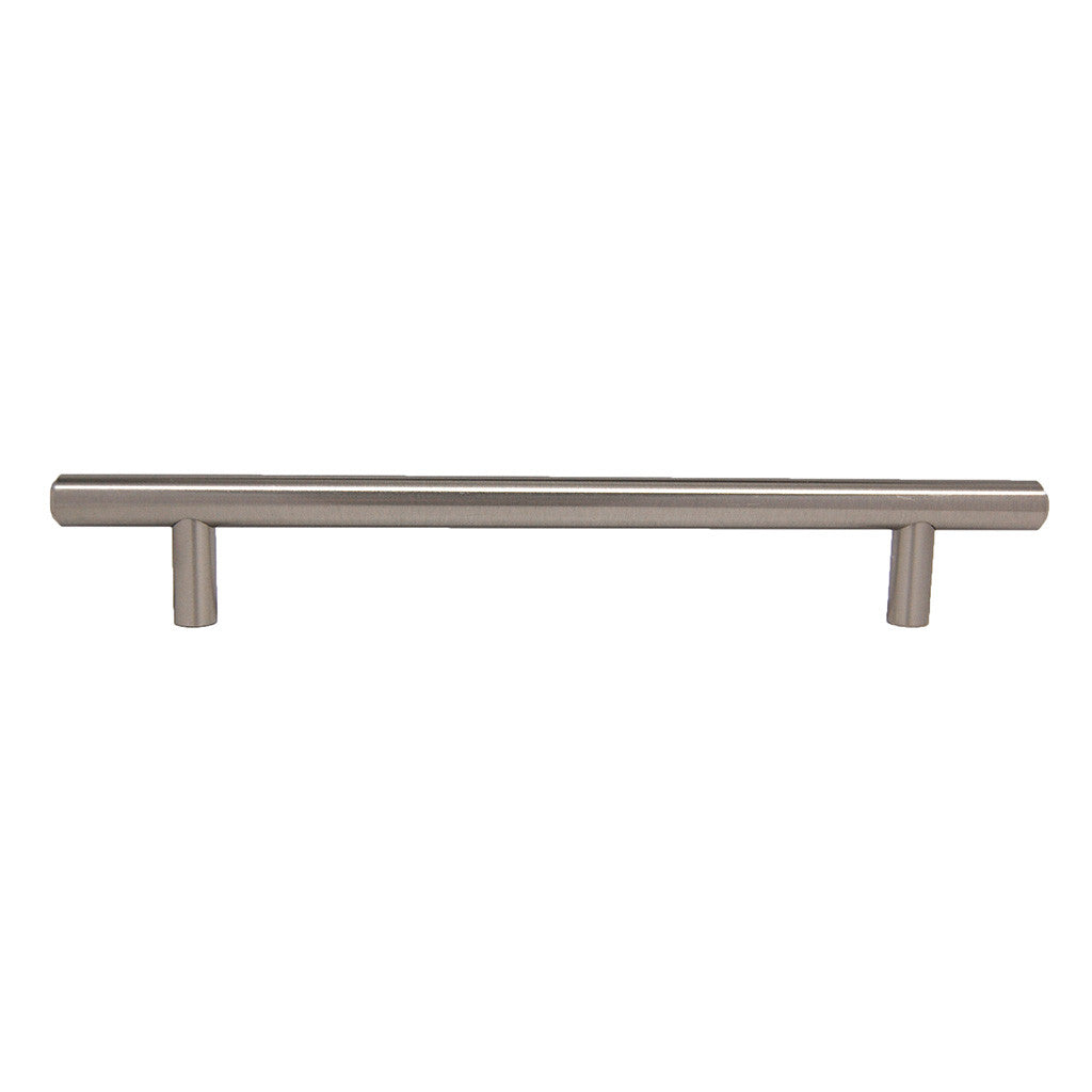 BERENSON Cabinet Bar Pulls in Satin Nickel 160mm 9559-2BPN-P Side View