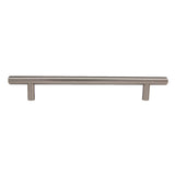 BERENSON Cabinet Bar Pulls in Satin Nickel 160mm 9559-2BPN-P Side View