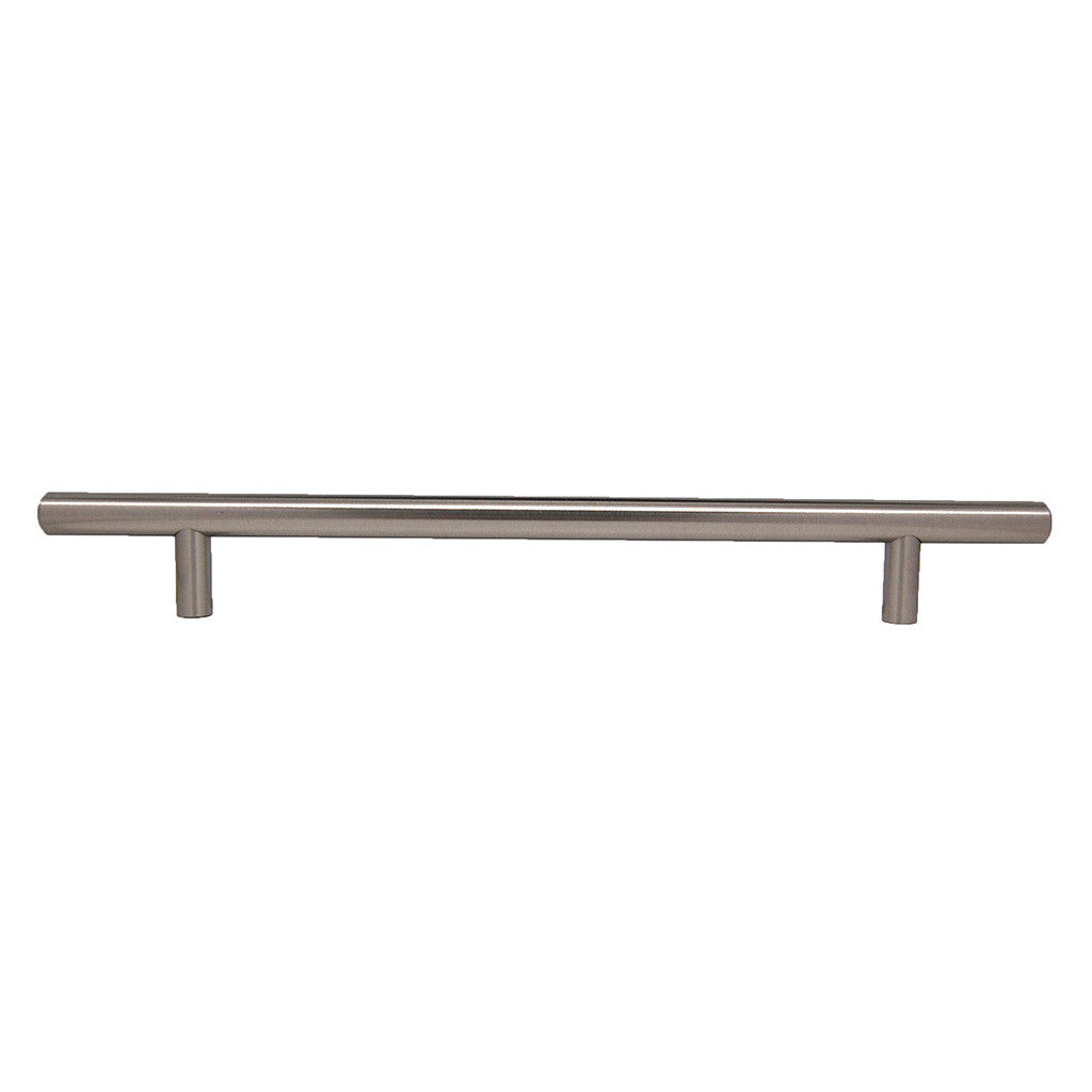 BERENSON Cabinet Bar Pulls in Satin Nickel 192mm 9561-2BPN-P Side View