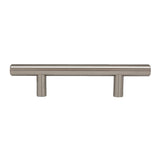 BERENSON Cabinet Bar Pulls in Satin Nickel 3" 9557-2BPN-P Side View