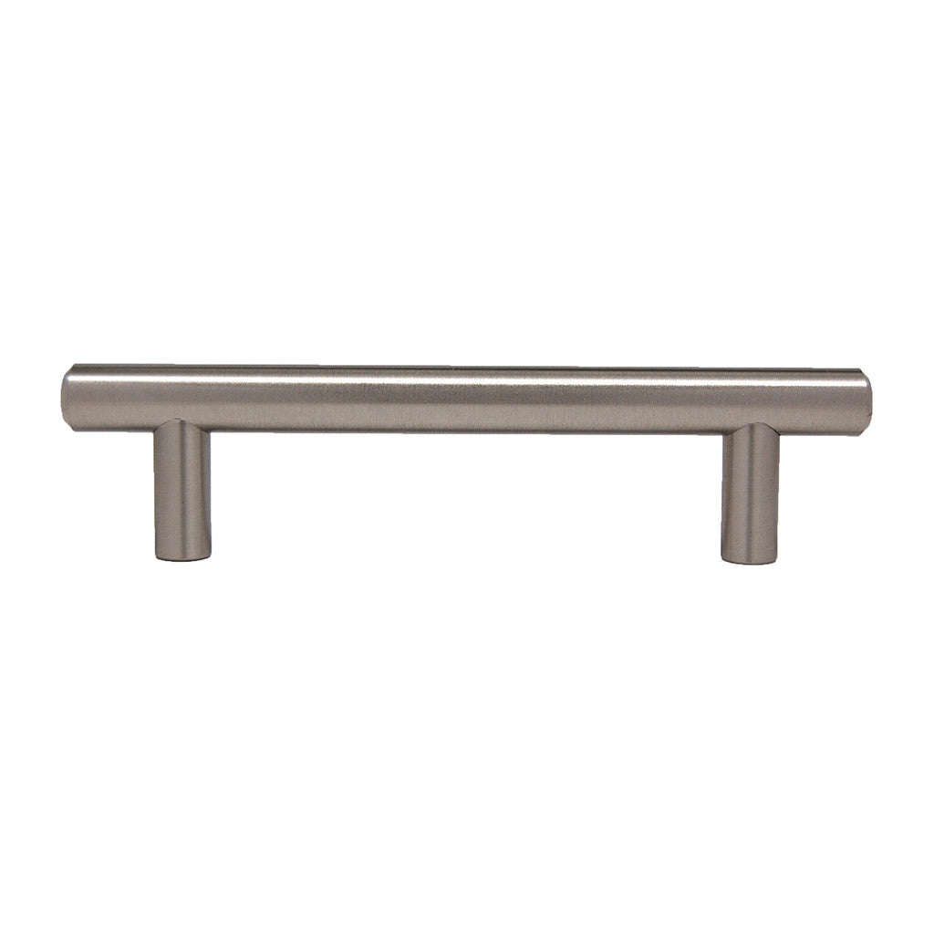 BERENSON Cabinet Bar Pulls in Satin Nickel 96mm 9401-2BPN-P Side View
