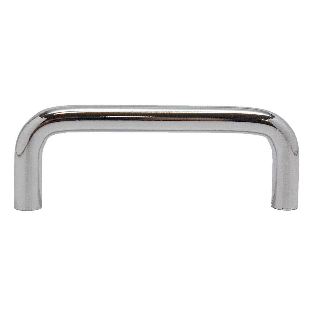 BERENSON Cabinet Wire Pulls in Polished Chrome 3in 6143-226-P Side View