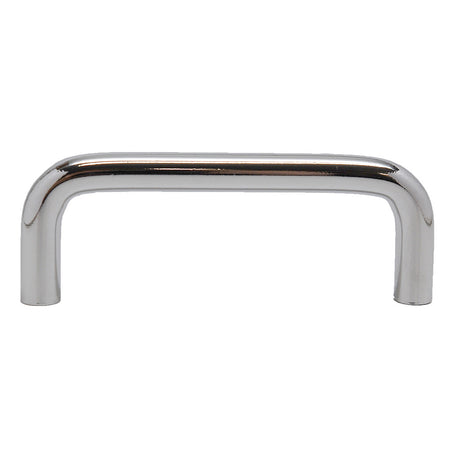 BERENSON Cabinet Wire Pulls in Polished Chrome 3in 6143-226-P Side View