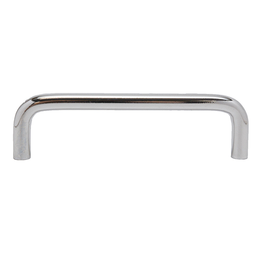 BERENSON Cabinet Wire Pulls in Polished Chrome 4in 6140-226-P Side View