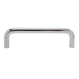 BERENSON Cabinet Wire Pulls in Polished Chrome 4in 6140-226-P Side View