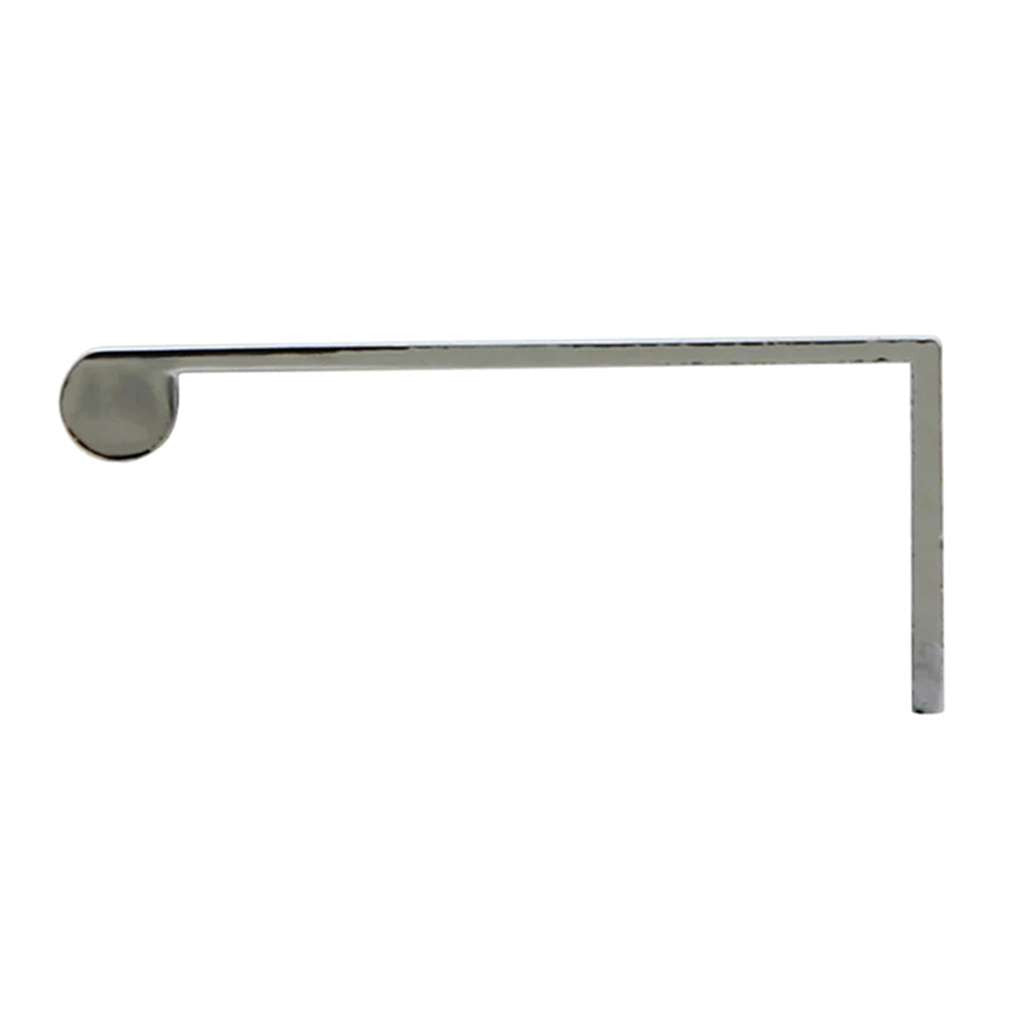 Side View of a Chrome Edge Pull from Amerfit Hardware P1001-44PC