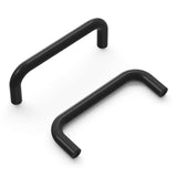 HICKORY Brass Wire Pulls in Black 3" PW553-22 Perspective