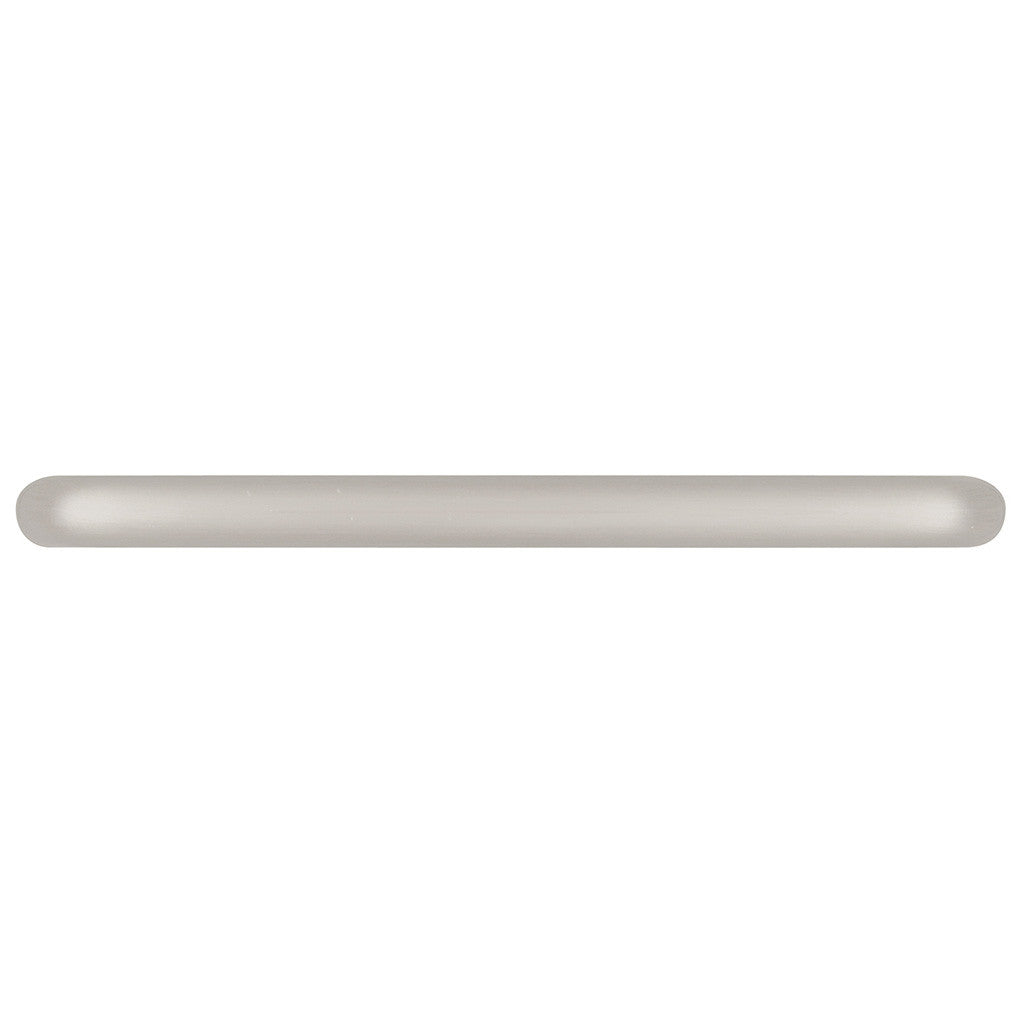 Hickory cabinet wire pulls in satin nickel 4in P555-SN Front View
