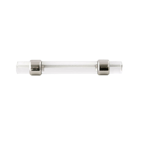 HICKORY Crystal Palace Handle Cabinet Pulls in Polished Nickel and Clear 3" HH075857-CA14 Top View