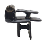 Hickory Double Demountable 1/2" Overlay Partial Wrap Cabinet Hinge (pair) in Black Iron P5310-BI Closed Side